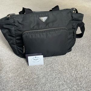 Prada diaper bag